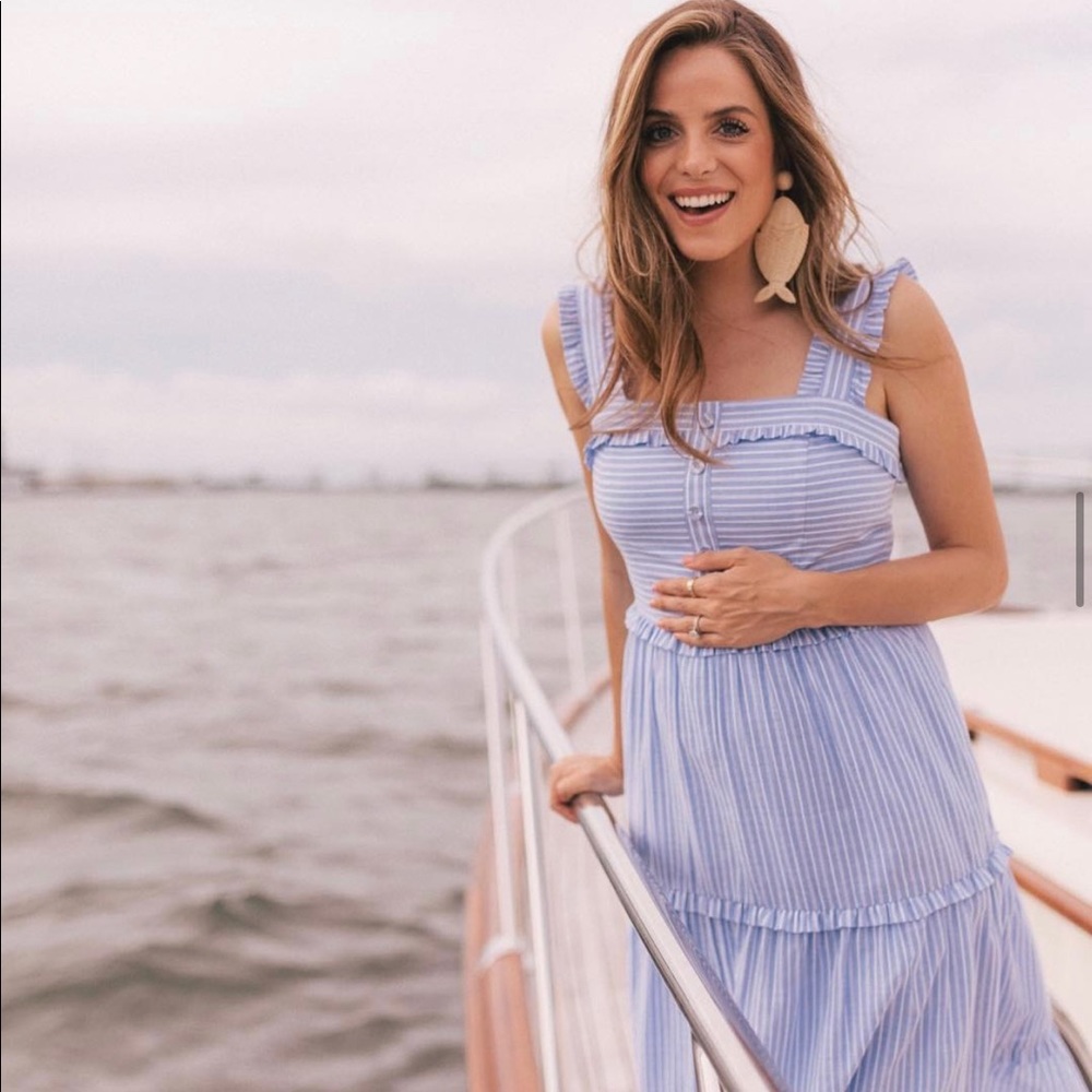 Gal Meets Glam Striped Maxi Dress